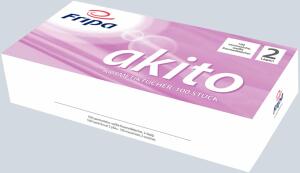 Kosmetiktücher akito 2-lagig aus 100% Zellstoff, hochweißes Tissue