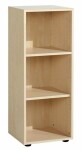 Regal 3 OH mit Standfüßen Buche 400x400x752, Flex