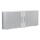 Sideboard 2 OH Flex mit Standfüßen silber/Lichtgrau