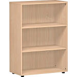 Regal 3 OH mit Standfüßen Buche 800x420x1104 Flex