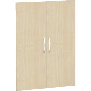 Flügeltürensatz 3 OH Ahorn für Regalbreite 80 cm, Flex