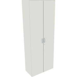 Flügeltürenschrank 6 OH m. Standfüßen weiß, Flex