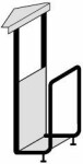 CPU-Halter C-Fuß Flex / 4-Fuß Flex, silber