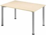 Schreibtisch B1200xT800mm Ahorn/weißalu,...