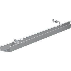 Kabelkanal 1600 Befestigung an Tisch- platte, silber