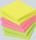 Haftnotiz, 75 x 75mm, 80 Blatt, Brillantgelb, Brillantpink