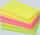 Haftnotiz, 125 x 75mm, 80 Blatt, Brillantgelb, Brillantpink,