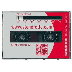 Steno-Kassette 30 1x30 Minuten Aufnahmezubehör
