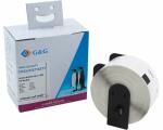 Premium Etiketten komp. zu Brother DK-11208, schwarz auf...