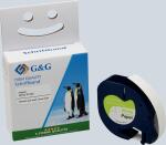 Premium Schriftband 12mm/4m, komp. zu 91220/S0721520,...