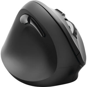 Linkshänder Funkmaus EMW-500L schwarz vertikal, ergonomisch, 6 Tasten