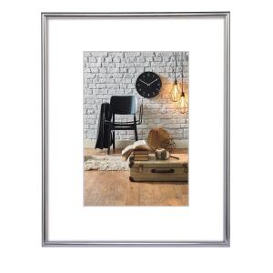 Bilderrahmen Sevilla silbermatt HAMA 00061776 für 15x20cm Kunststoff