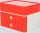 Smart-Box Plus Allison, 2 Schübe und Utensilienbox, cherry red