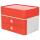 Smart-Box Plus Allison, 2 Schübe und Utensilienbox, cherry red