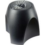 Büroklammernspender DELTA schwarz/ silber magnetisch
