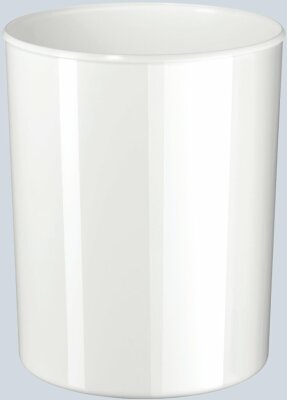 Papierkorb Elegance weiss 13 Liter, hochglänzend