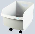 Papier Container LOGO Drive 25l, grau, ohne Rollen u. Deckel