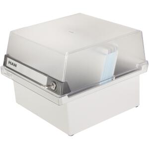Karteikasten A5 quer grau Special Edition f.ca 900 Karten