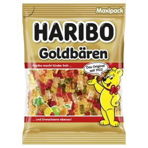Haribo Goldbären Maxipack 1 KG Beutel Fruchtgummi in frischen , fruchtigen
