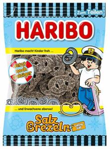 Haribo Brezeln Salzigwürzig 200g kandierte Lakritz-Köstlichkeit