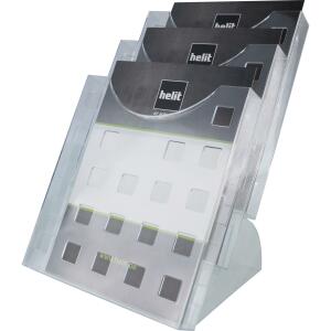 Tischaufsteller 3er Set A4 glasklar