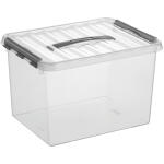 Kunststoff-Box 22 Liter, DIN A4, transparent, 300 x 400 x...
