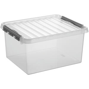 Kunststoff-Box 36 Liter, DIN A3, transparent, 500 x 400 x 260 mm,