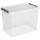 Kunststoff-Box 62 Liter, transparent, 400 x 600 x 340 mm,