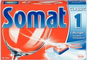 Somat Classic Tabs 38 Stück Maschinen-Tabs für Spülmaschinen