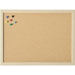 Kork Pinntafel mit Holzrahmen Abmeßung: 400x300mm