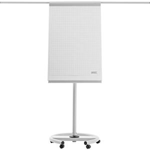 Mobiles Flipchart de luxe mobil 5 Rollen feststellbar stufenlos