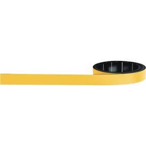 Magnetoflexband 1000x10mm gelb zuschneidbar, beschriftbar