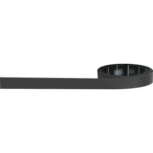 Magnetoflexband 1000x10mm schwarz zuschneidbar, beschriftbar