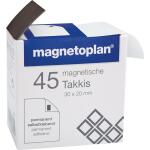 Selbstklebende Magnetstücke 20x30mm einseitig...