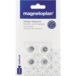 Design-Magnete Acryl. 20mm Haftkraft 4800g, für...