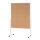 Moderationstafel einteilig Kork 1200 x 1500 mm mit weißem Rahmen