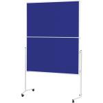 Moderationstafel klappbar Filz blau 1500x1200mm Alurahmen...