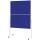 Moderationstafel klappbar Filz blau 1500x1200mm Alurahmen weiß