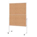 Moderationstafel klappbar Kork 1200 x 1500 mm mit...