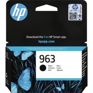 Hewlett Packard (HP) Original HP Tintenpatrone schwarz (3JA26AE,3JA26AE#BGX,963,963BK,963BLACK,NO963,NO963BK,NO963BLACK)