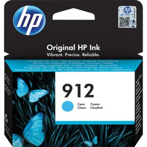 Tintenpatrone 912 cyan für OfficeJet 801x und 802x Serie