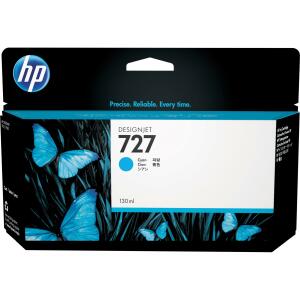 Hewlett Packard (HP) Original HP Tintenpatrone cyan (B3P19A,727,727C,727CYAN,NO727,NO727C,NO727CYAN)
