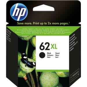 Hewlett Packard (HP) Original HP Druckkopfpatrone schwarz (C2P05AE,C2P05AE#ABE,C2P05AE#ACU,C2P05AE#UUS,62XL,62XLBK,62XLBLACK,NO62XL,NO62XLBK,NO62XLBLACK)