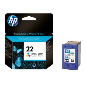 Hewlett Packard (HP) Original HP Druckkopfpatrone color (C9352AE,C9352AE#ABB,C9352AE#ABD,C9352AE#ABE,C9352AE#UUQ,C9352AE#UUS,22,22C,22COLOR,NO22,NO22C,NO22COLOR)