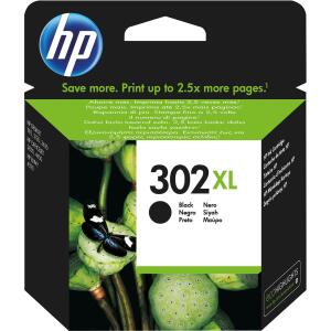 Hewlett Packard (HP) Original HP Druckkopfpatrone schwarz High-Capacity (F6U68AE,F6U68AE#ABE,F6U68AE#ACU,F6U68AE#BA3,F6U68AE#UUS,302XL,302XLBK,302XLBLACK,NO302XL,NO302XLBK,NO302XLBLACK)
