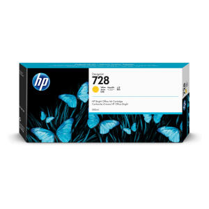 Tintenpatrone 728 gelb 300ml für für DesignJet T830 MFP