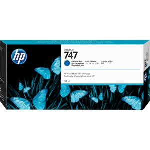 Tintenpatrone 747 chrom. blau 300ml für DesignJet Z9+