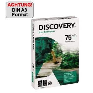 Discovery Kopierpapier A3 75g weiß hohe Weiße