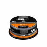 Rohling CD-R 80 Min. 700MB, 52x, 25er Spindel, bedruckbar