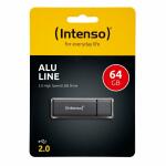 Speicherstick Alu Line USB 2.0 anthrazit, Kapazität...